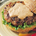 Spicy Asian Ground Pork Burger